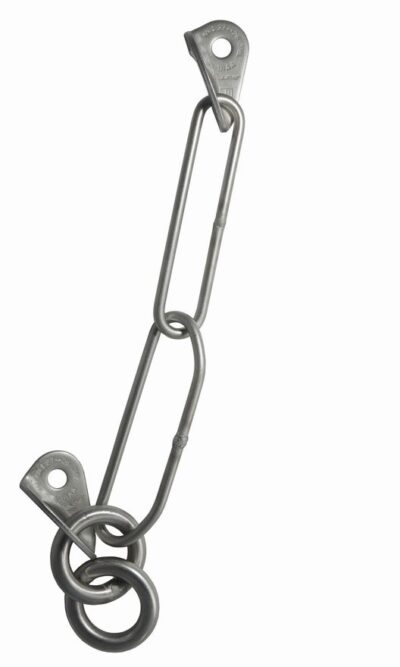 sosta inox 316L con 2 anelli di calata