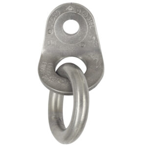 piastrina INOX 316L con anello FIXE